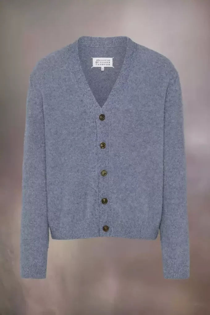 Cárdigan de punto con pilling