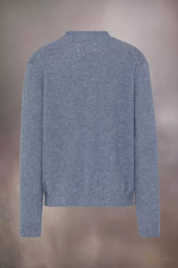 Cárdigan de punto con pilling
