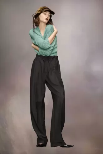 Cárdigan de punto de cáñamo para jardinería