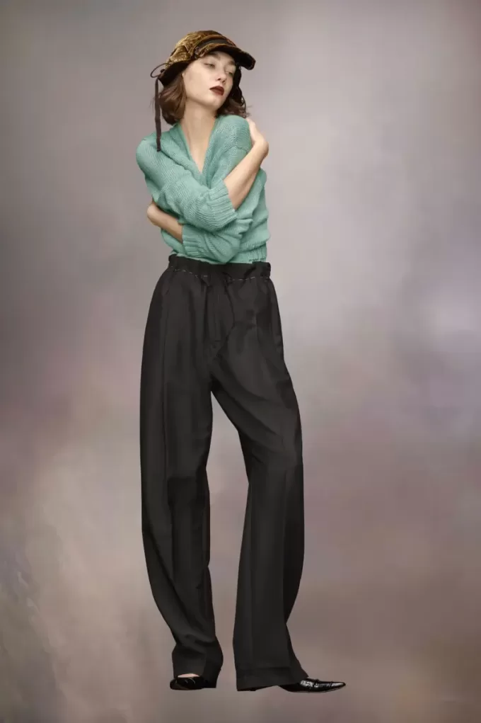 Cárdigan de punto de cáñamo para jardinería