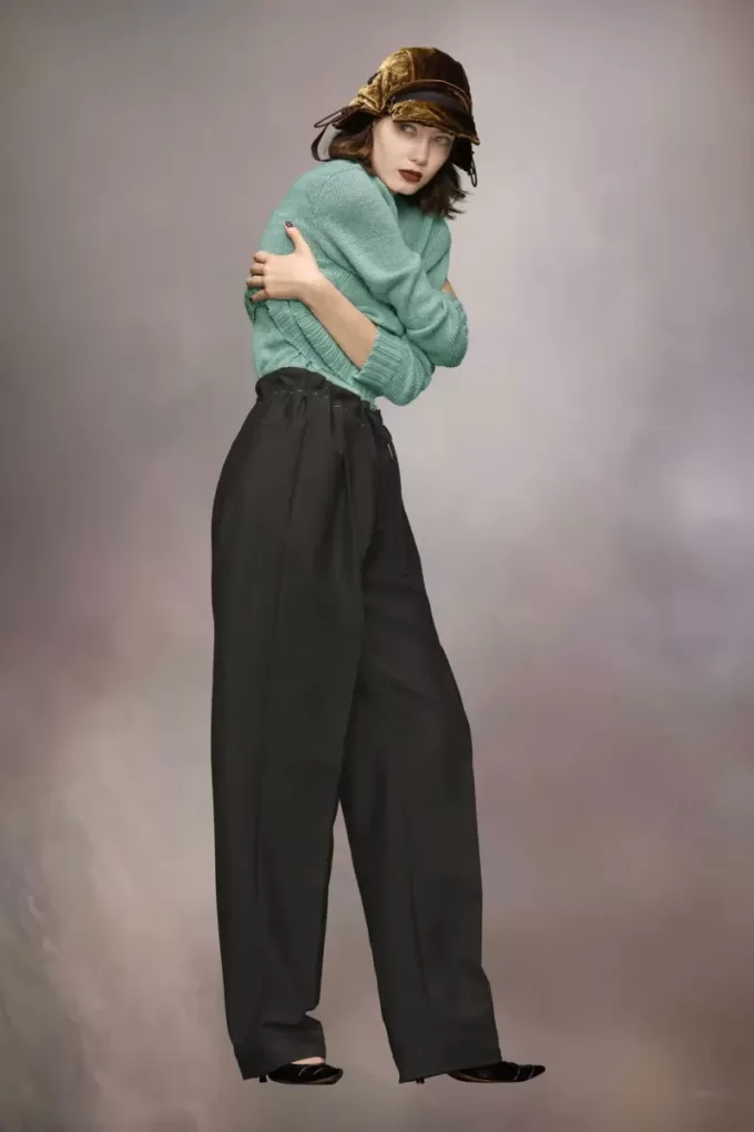 Cárdigan de punto de cáñamo para jardinería