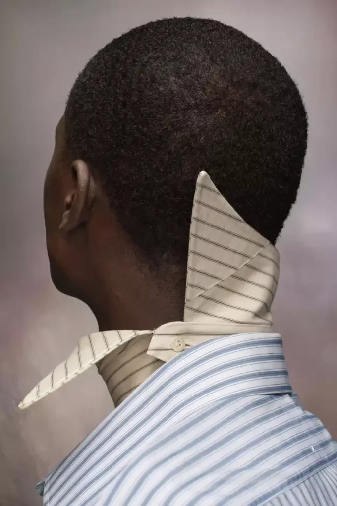 Cuello a rayas de Maison Margiela