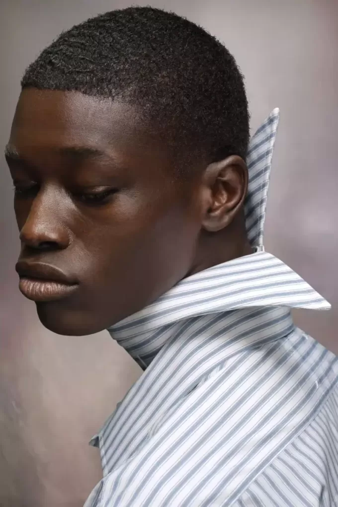 Cuello a rayas de Maison Margiela