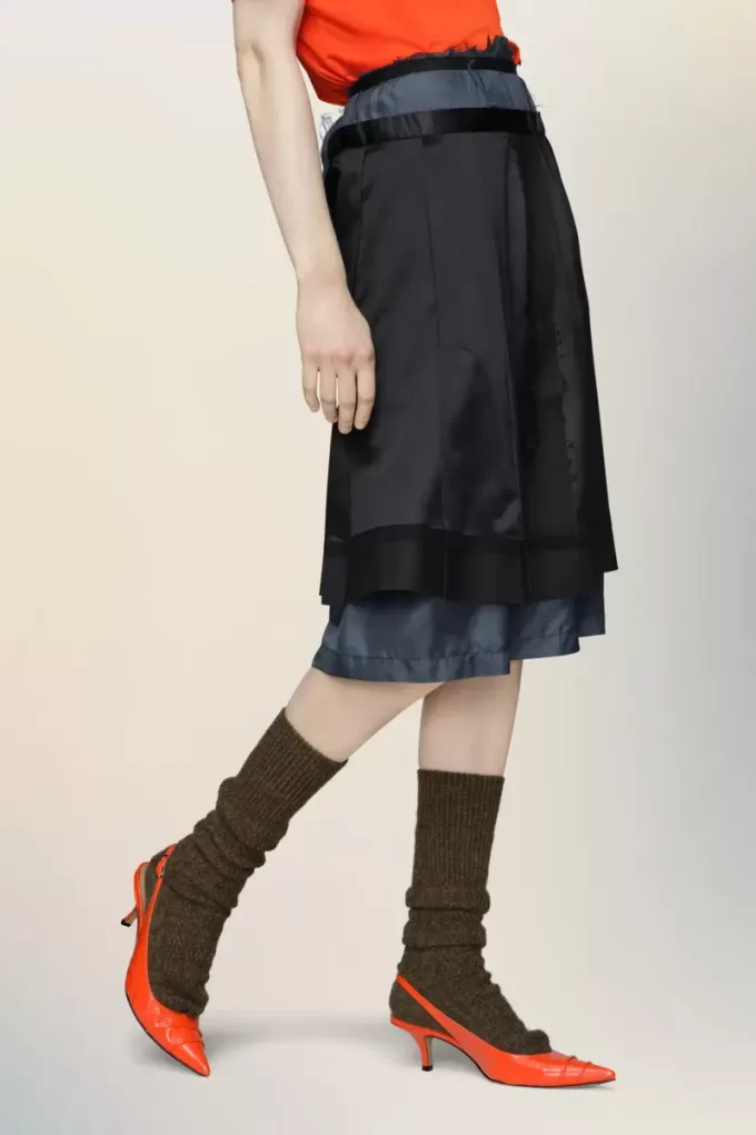 Falda midi de Maison Margiela