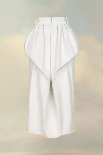 Falda vaquera fruncida