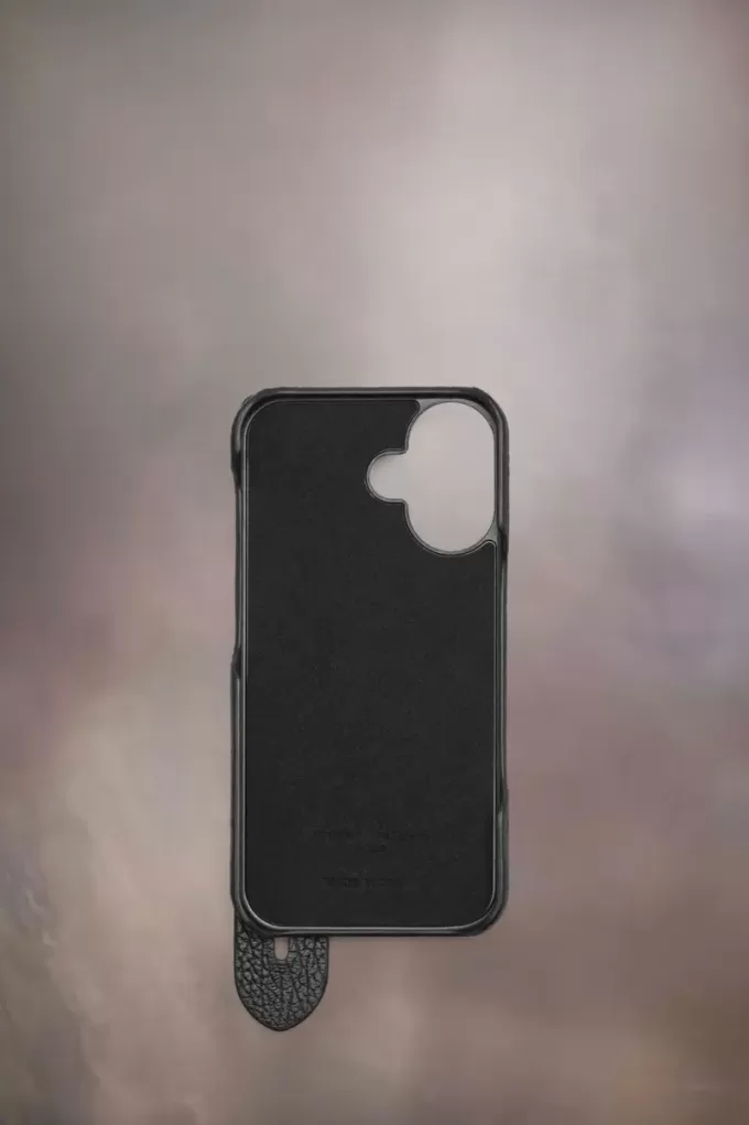 Funda de teléfono con cuatro puntadas