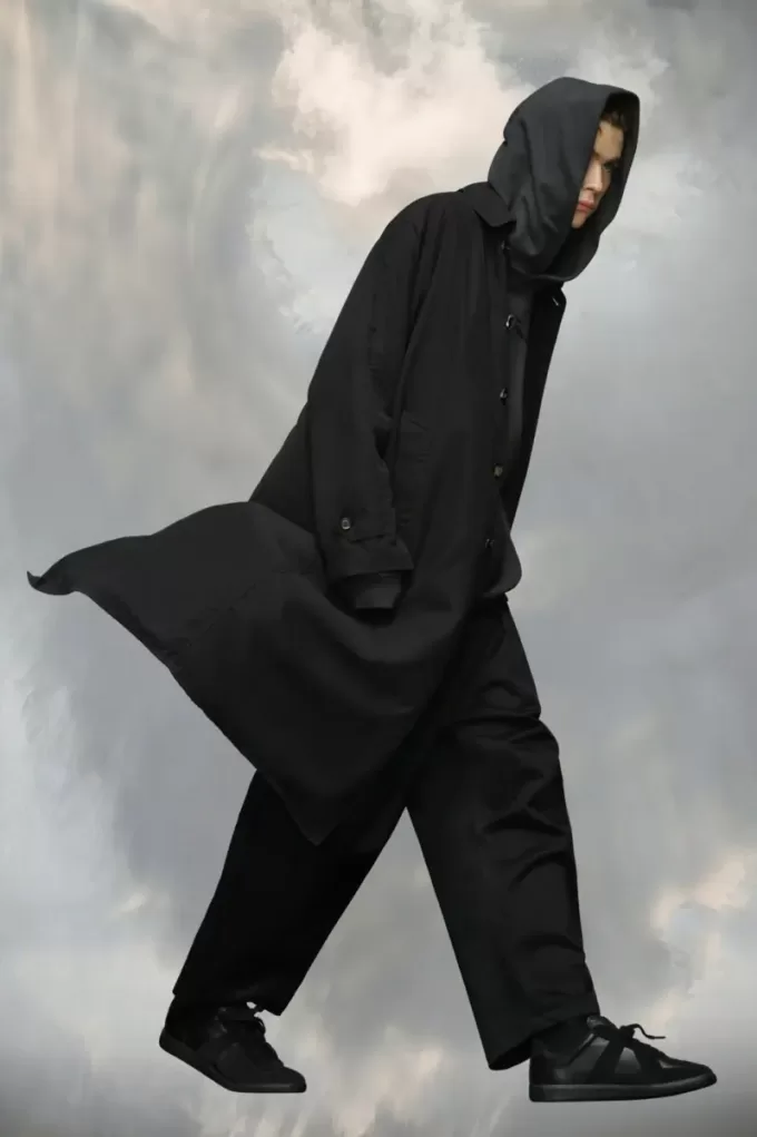 Gabardina color melocotón de Maison Margiela