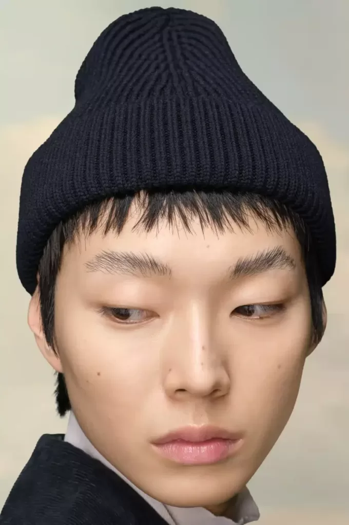 Gorro de cuatro puntadas