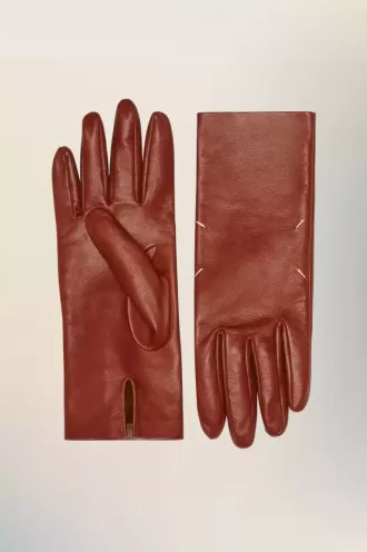 Guantes de cuero de Maison Margiela