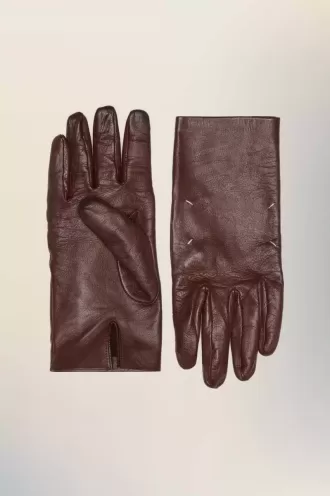 Guantes de cuero de Maison Margiela