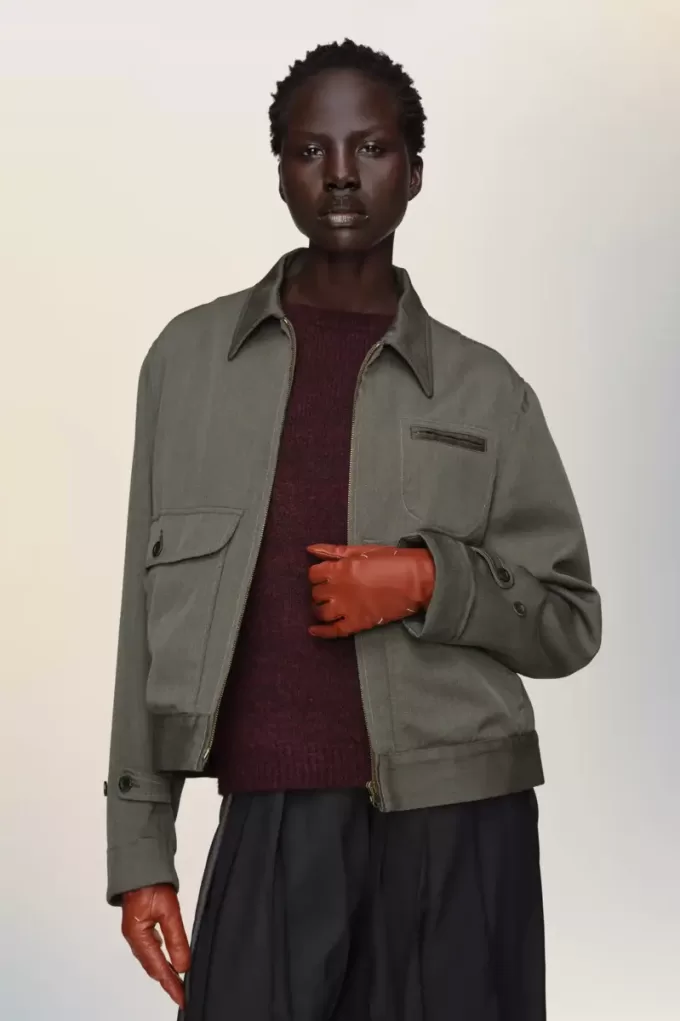 Guantes de cuero de Maison Margiela