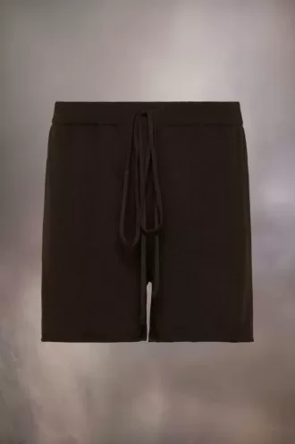 pantalones cortos de punto de cachemira
