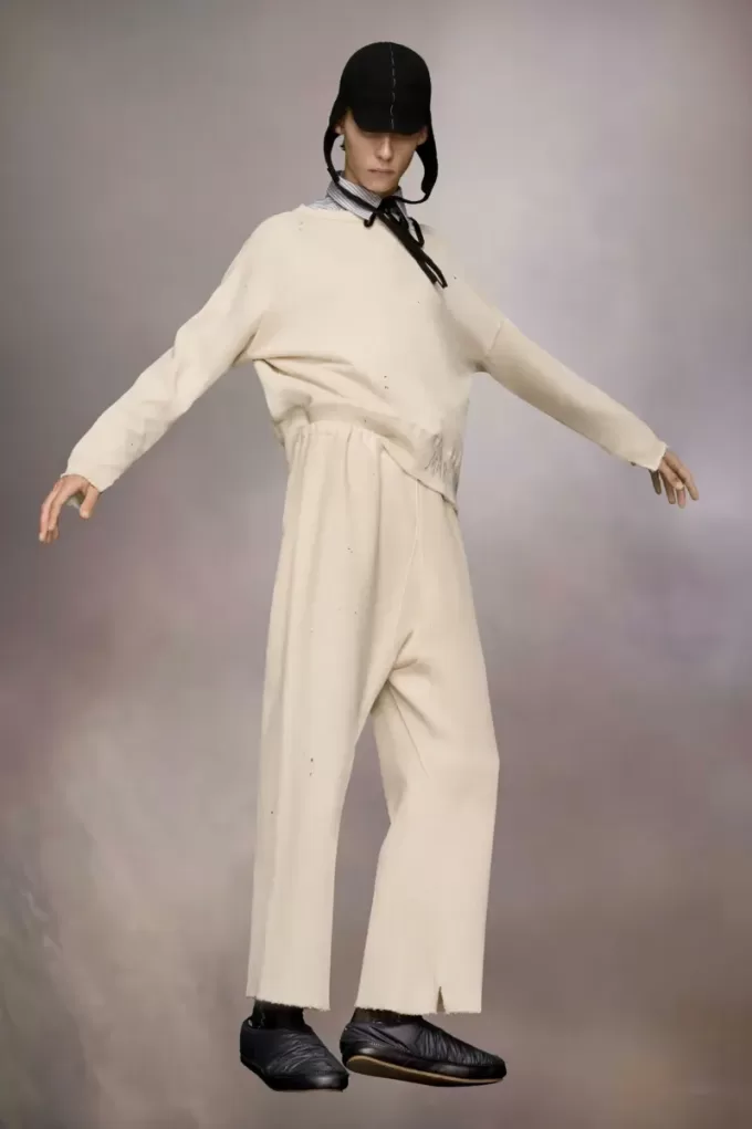 Pantalones de chándal con dobladillo recortado Pantalones de chándal con dobladillo recortado