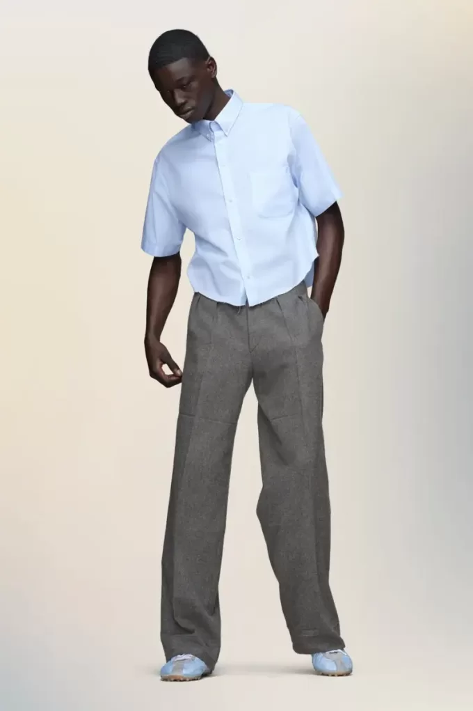 Pantalones de lana de Maison Margiela Pantalones de lana de Maison Margiela