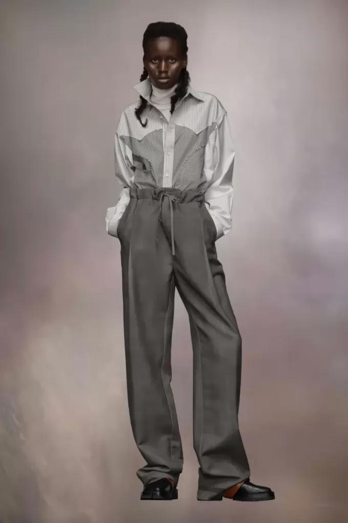 Pantalones de lana y mohair