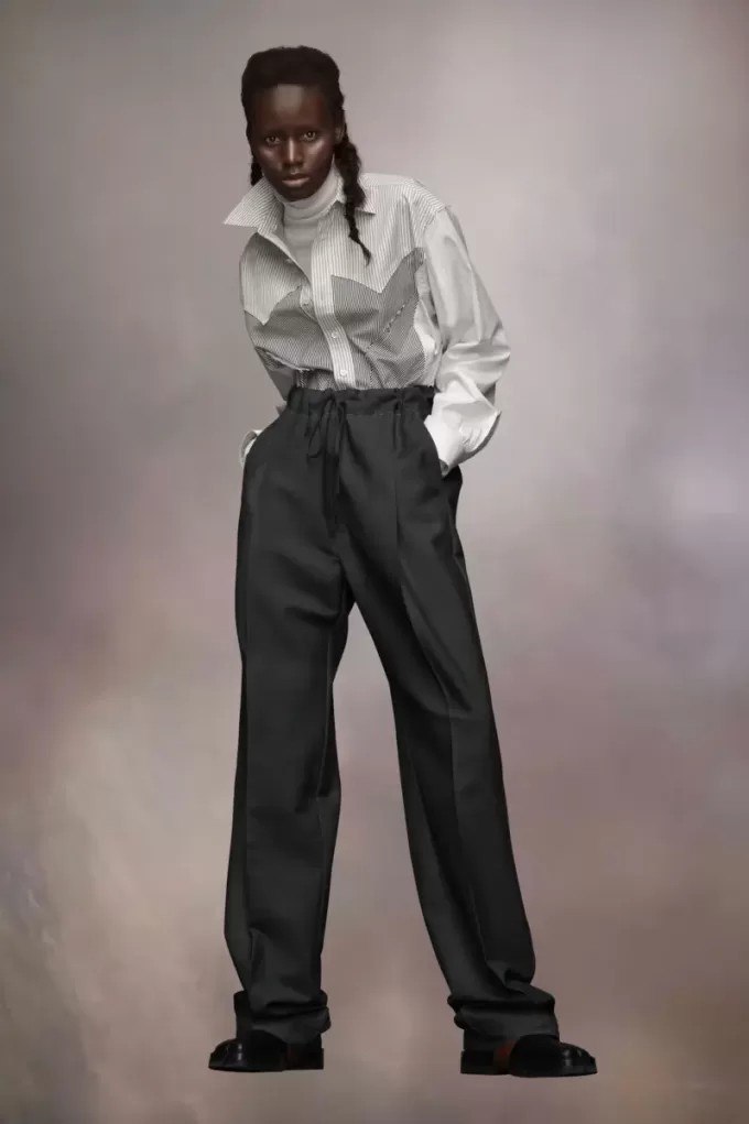 Pantalones de lana y mohair