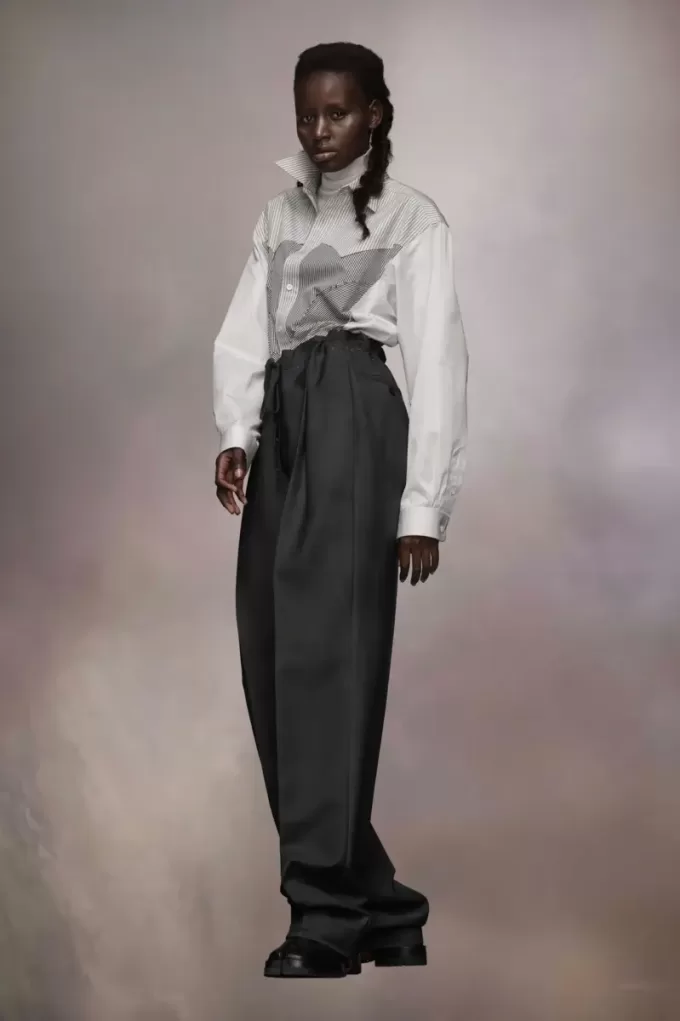 Pantalones de lana y mohair