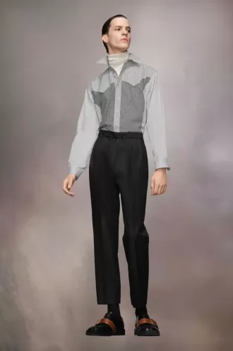 Pantalones de mohair británicos