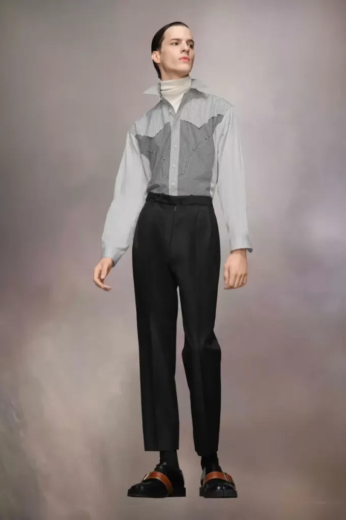 Pantalones de mohair británicos Pantalones de mohair británicos