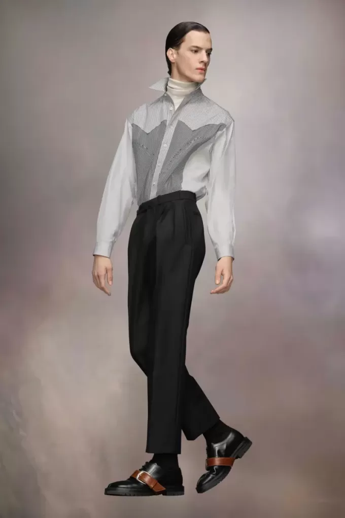 Pantalones de mohair británicos Pantalones de mohair británicos