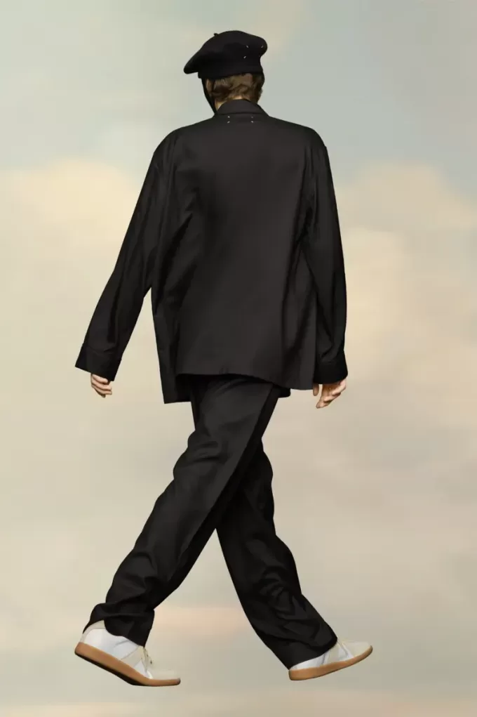 Pantalones de popelina de seda Pantalones de popelina de seda