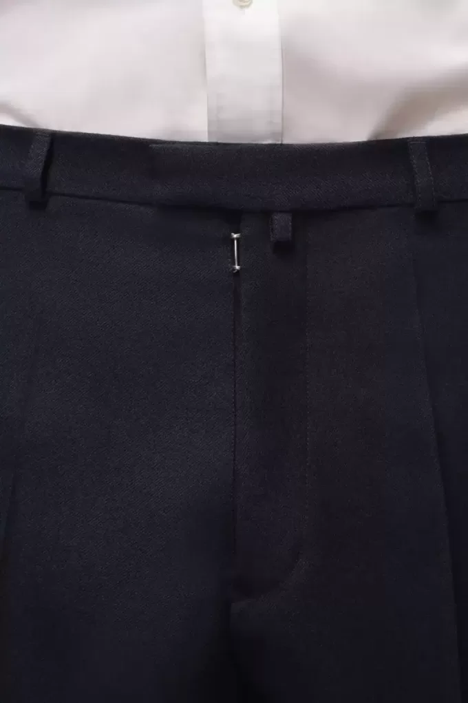 Pantalones de sarga de lana de Maison Margiela Pantalones de sarga de lana de Maison Margiela