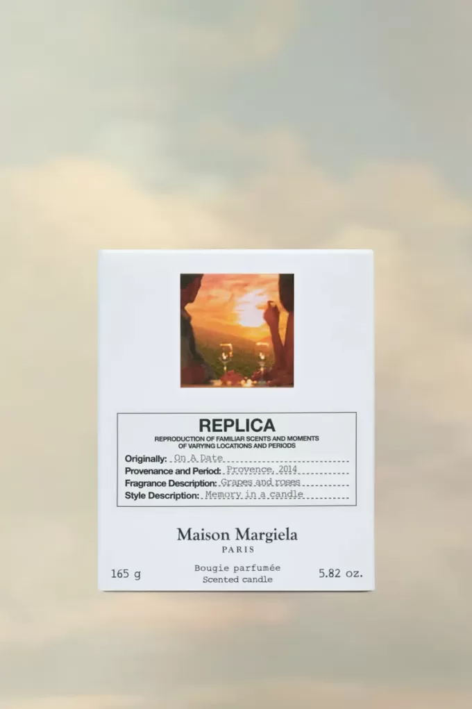 Réplica de una vela con fecha Réplica de una vela con fecha