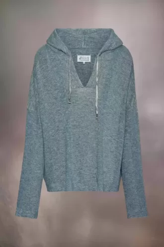 Sudadera con capucha de punto de verano