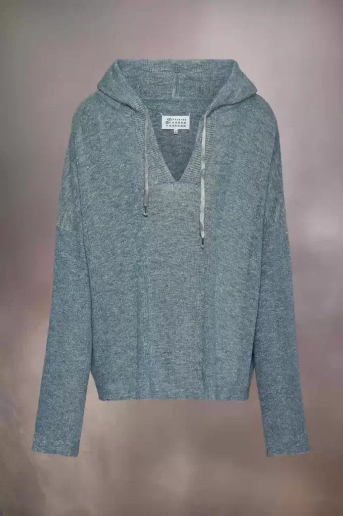 Sudadera con capucha de punto de verano