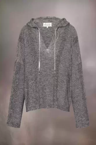 Sudadera con capucha de punto de verano