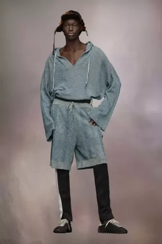 Sudadera con capucha de punto de verano