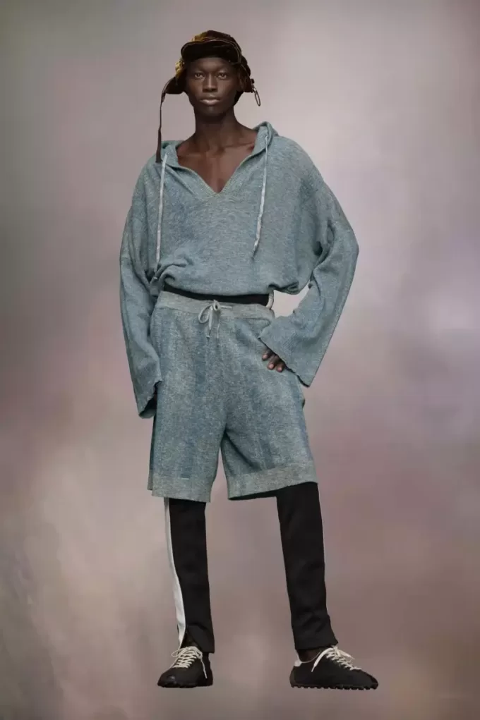 Sudadera con capucha de punto de verano