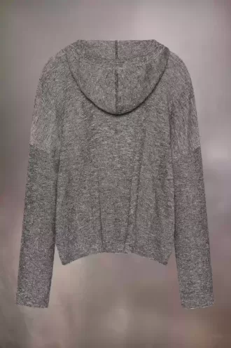 Sudadera con capucha de punto de verano