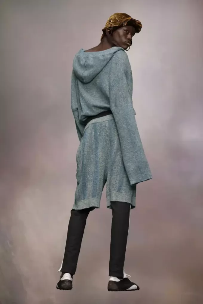 Sudadera con capucha de punto de verano