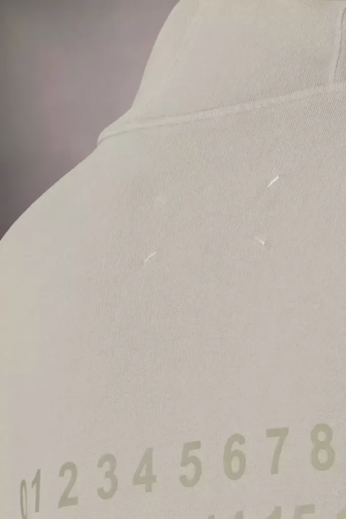 Sudadera con capucha y logotipo numérico de Maison Margiela