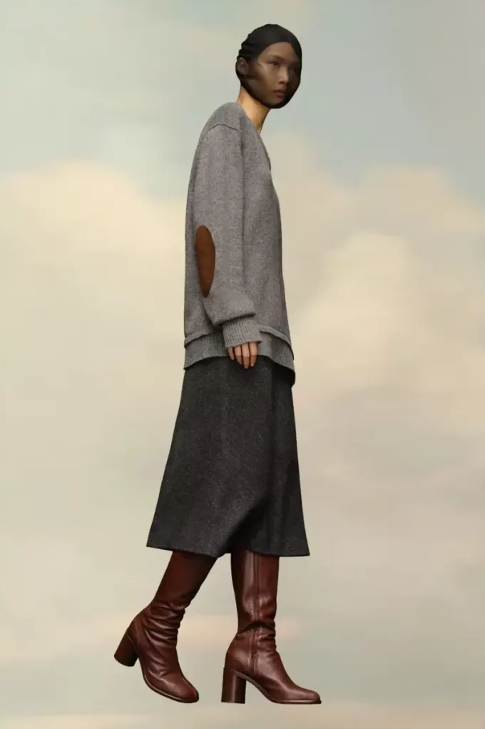 Suéter con coderas de Maison Margiela