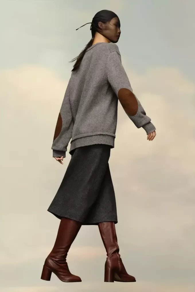 Suéter con coderas de Maison Margiela