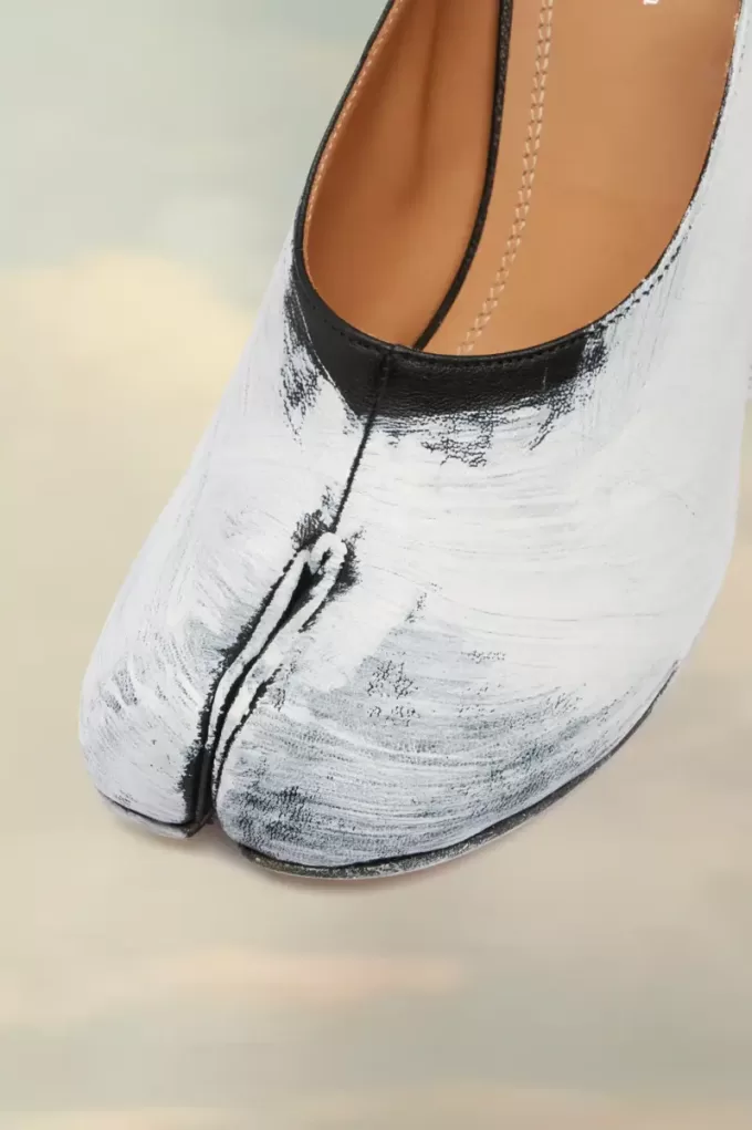 Tacones Tabi Bianchetto