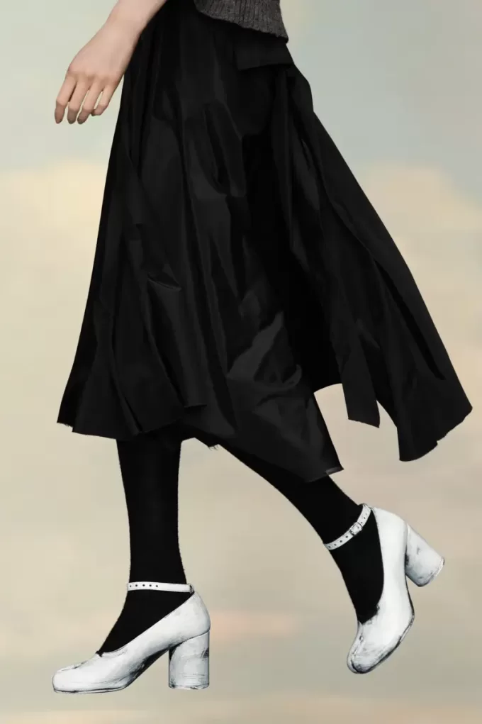 Tacones Tabi Bianchetto