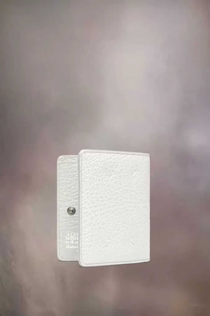 Tarjetero de bolsillo con cuatro puntadas