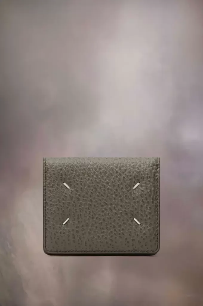 Tarjetero de bolsillo con cuatro puntadas
