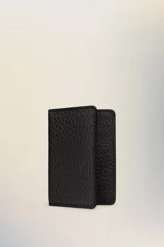 Tarjetero de cuatro puntadas