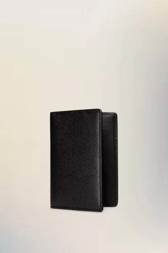 Tarjetero de cuatro puntadas