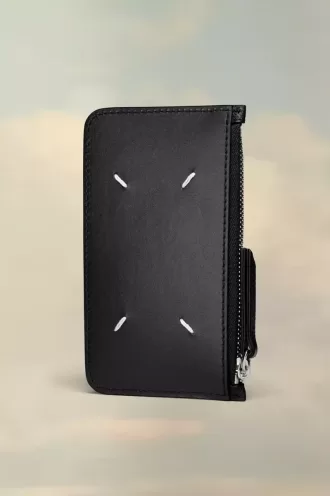 Tarjetero de cuatro puntadas