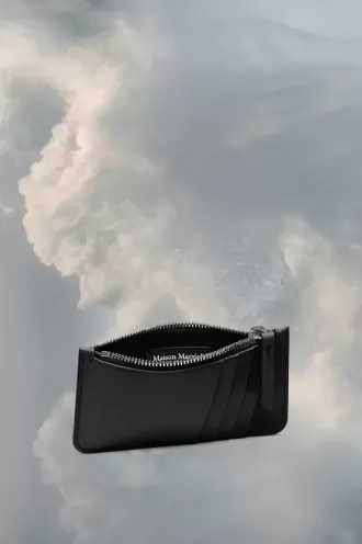 Tarjetero de cuatro puntadas