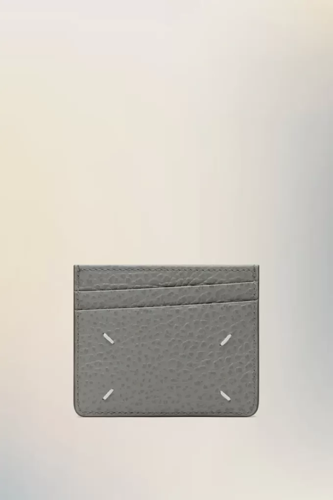 Tarjetero de cuatro puntadas