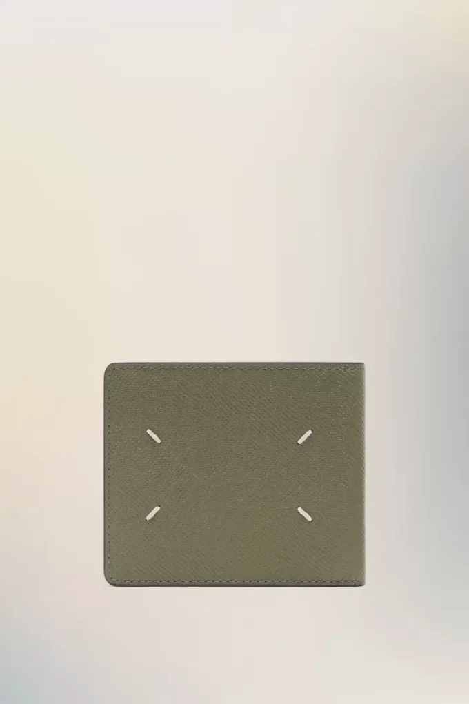 Tarjetero de cuatro puntadas