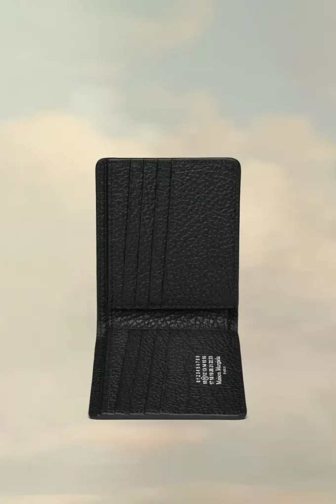 Tarjetero de cuatro puntadas