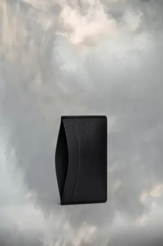 Tarjetero pequeño de piel