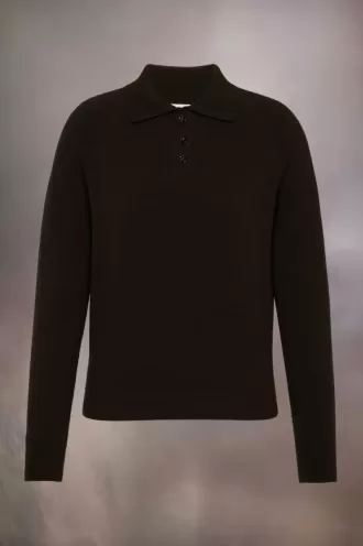 Top de cuello alto de lana de Maison Margiela